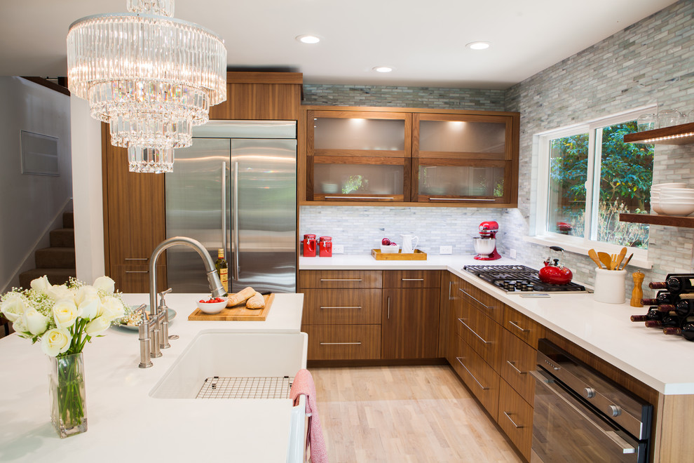 Kitchen Remodel - Modern, Green Design - META Gold Award