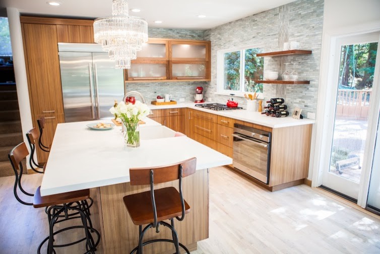 Kitchen Remodel - Modern, Green Design - META Gold Award